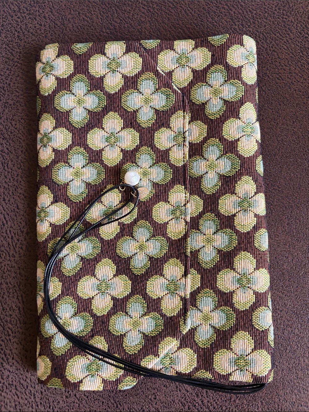 Handmade Fabric Book Cover for Paperback or Bible Women Vintage Flowers 5.5x8.5